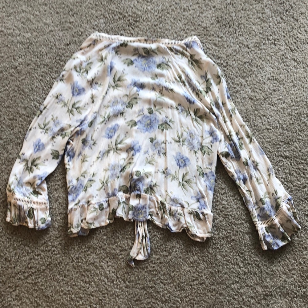 American Eagle Patterned Tie Top - image 6